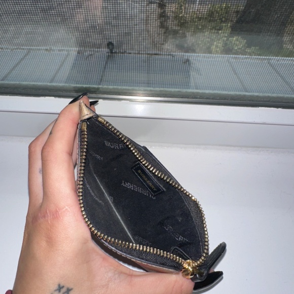 Burberry Check and Leather Zip Card Case - Picture 3 of 6